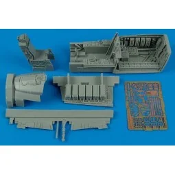 F-15C Eagle (late v.) cockpit set Für Hasegawa Bausatz - Aires 4409