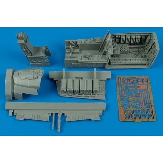 F-15C Eagle (late v.) cockpit set Für Hasegawa Bausatz, 1/48 - Aire... F-15C Eagle (late v.) cockpit set Für Hasegawa Bausatz, 1/48 - Aire...