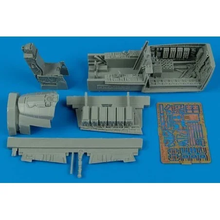 F-15C Eagle (late v.) cockpit set Für Hasegawa Bausatz, 1/48 - Aire...