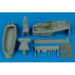 F-22A Raptor cockpit set für Academy Bausatz - Aires 4410