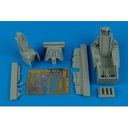 F-16A MLU Falcon cockpit set für Hasegawa Bausatz, 1/48 - Aires 4411