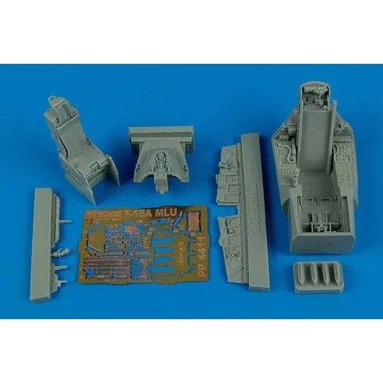F-16A MLU Falcon cockpit set für Hasegawa Bausatz, 1/48 - Aires 4411