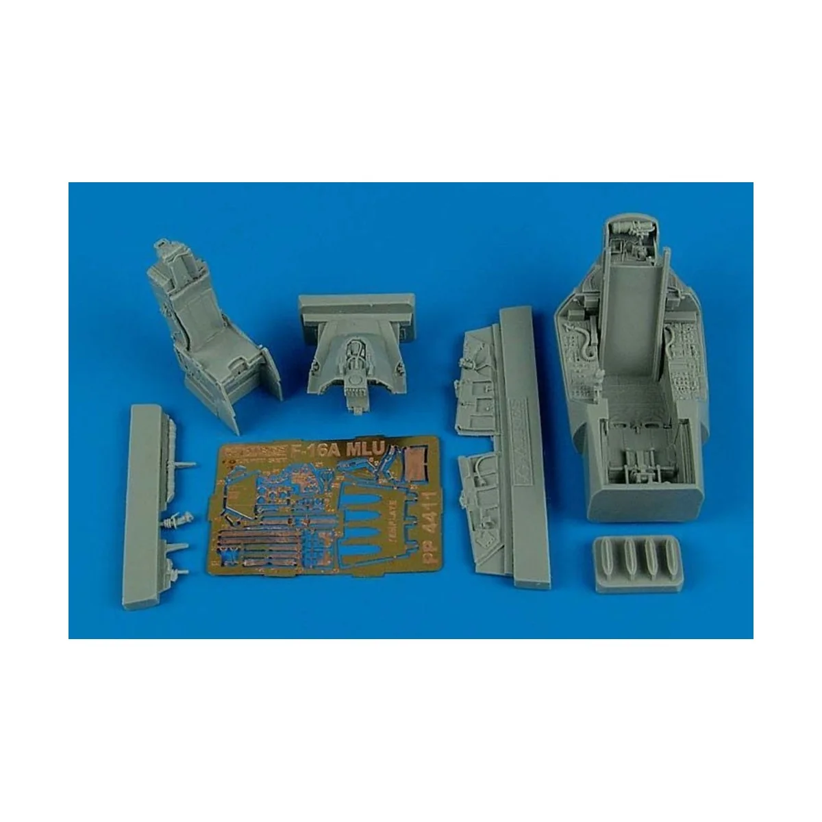 F-16A MLU Falcon cockpit set für Hasegawa Bausatz, 1/48 - Aires 4411