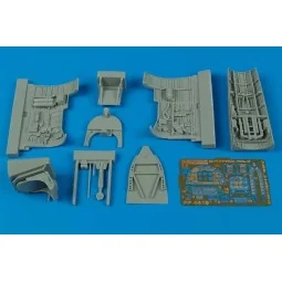 Spitfire Mk. V cockpit set für Hasegawa Bausatz, 1/48 - Aires 4418