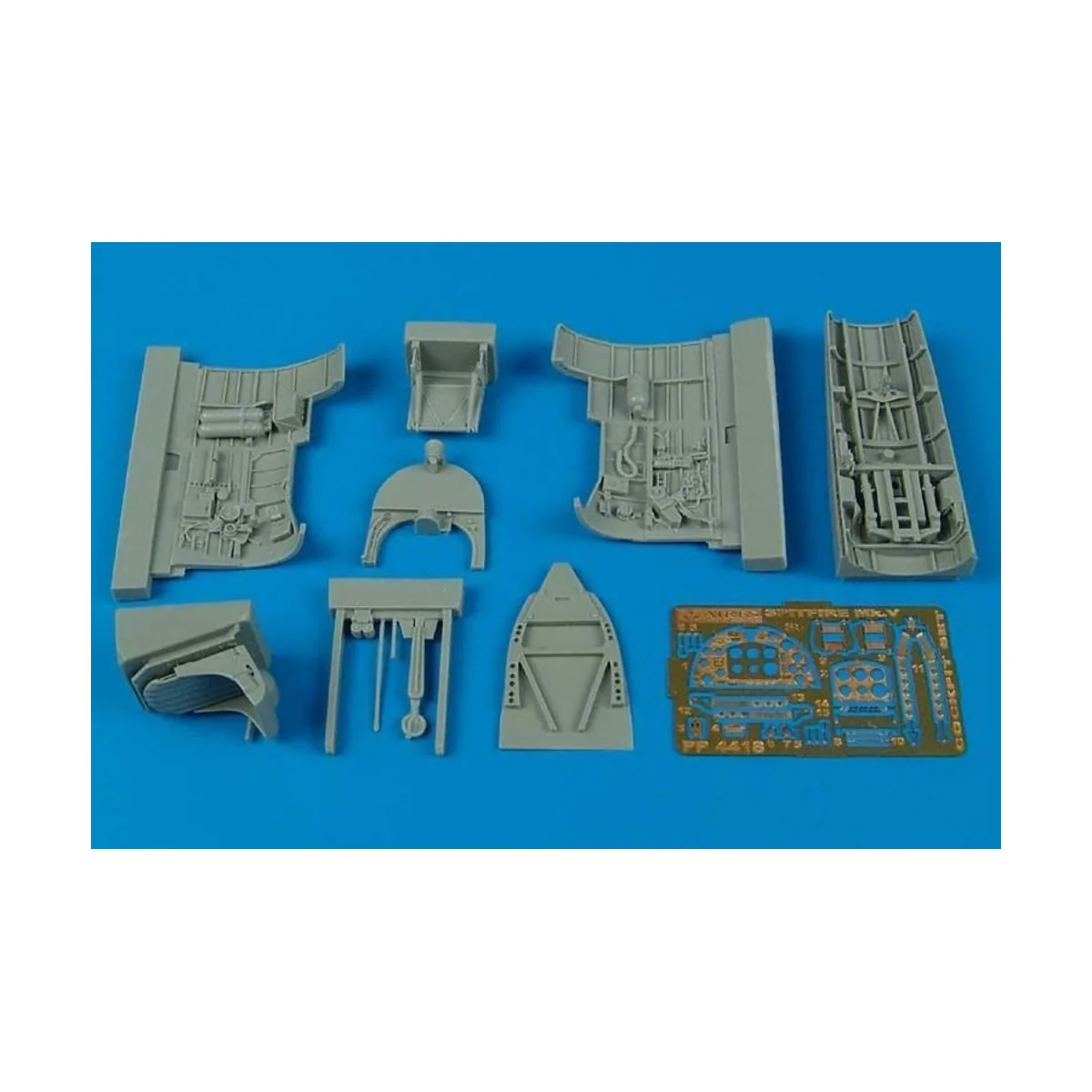 Spitfire Mk. V cockpit set für Hasegawa Bausatz, 1/48 - Aires 4418