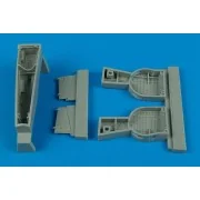 P-39 Airacobra wheel bays für Hasegawa Bausatz, 1/48 - Aires 4420 P-39 Airacobra wheel bays für Hasegawa Bausatz, 1/48 - Aires 4420