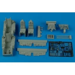 F-16I Sufa cockpit set für Hasegawa Bausatz - Aires 4422