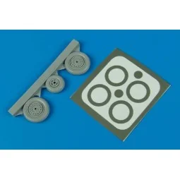 MiG-15 Fagot wheels & paint masks - Aires 4423