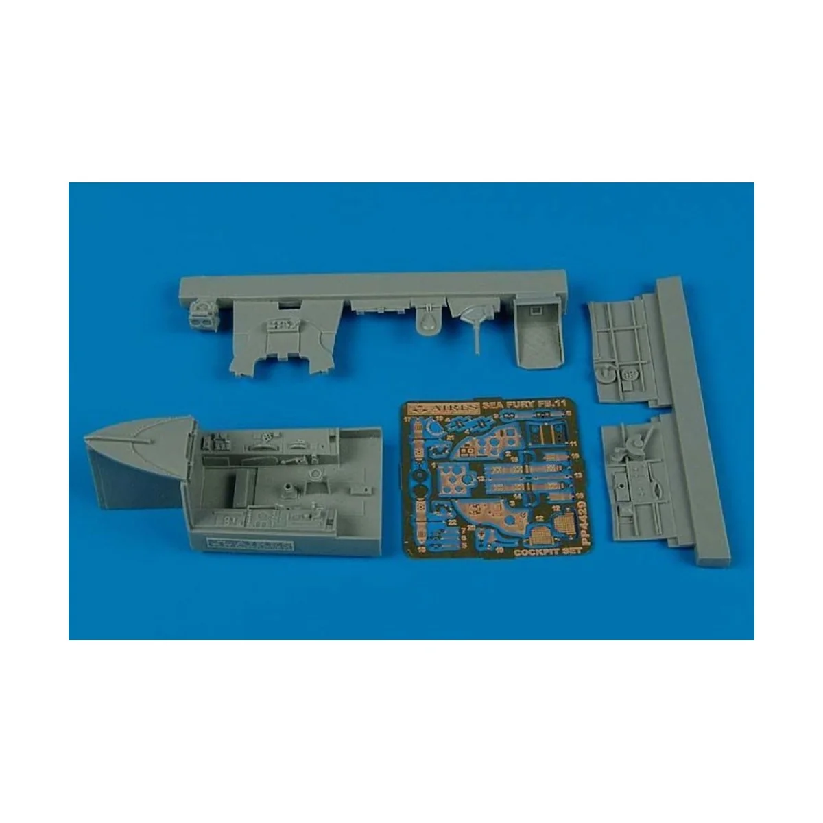 Sea Fury cockpit set für Trumpeter Bausatz, 1/48 - Aires 4429 Sea Fury cockpit set für Trumpeter Bausatz, 1/48 - Aires 4429