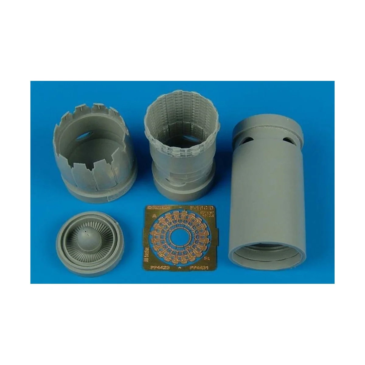 F-16C Block 30/40/50/60 exhaust nozzle, 1/48 - Aires 4431 F-16C Block 30/40/50/60 exhaust nozzle, 1/48 - Aires 4431