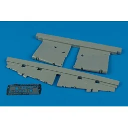 J35 Draken control surfaces für Hasegawa Bausatz, 1/48 - Aires 4432