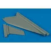 J35 Draken vertical fin für Hasegawa Bausatz - Aires 4434