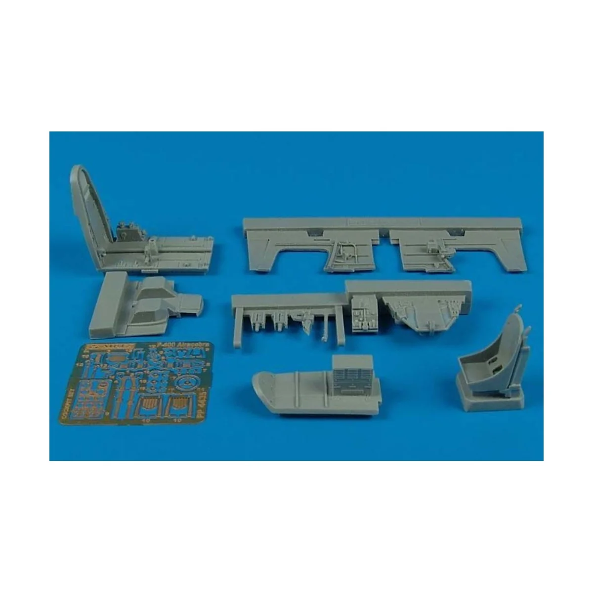 P-400 Airacobra cockpit set für Hasegawa Bausatz - Aires 4435
