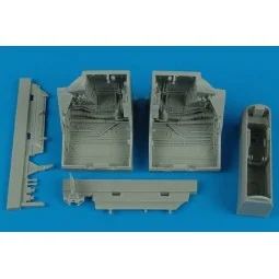 F-22A Raptor wheel bays for Academy - Aires 4445