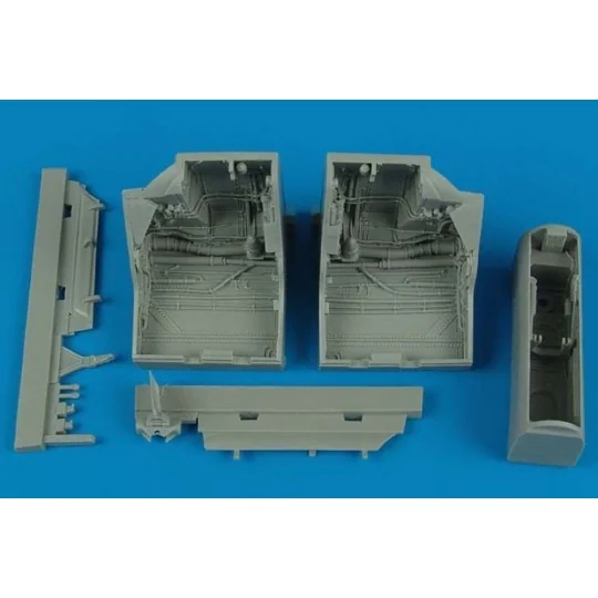 F-22A Raptor wheel bays for Academy, 1/48 - Aires 4445 F-22A Raptor wheel bays for Academy, 1/48 - Aires 4445