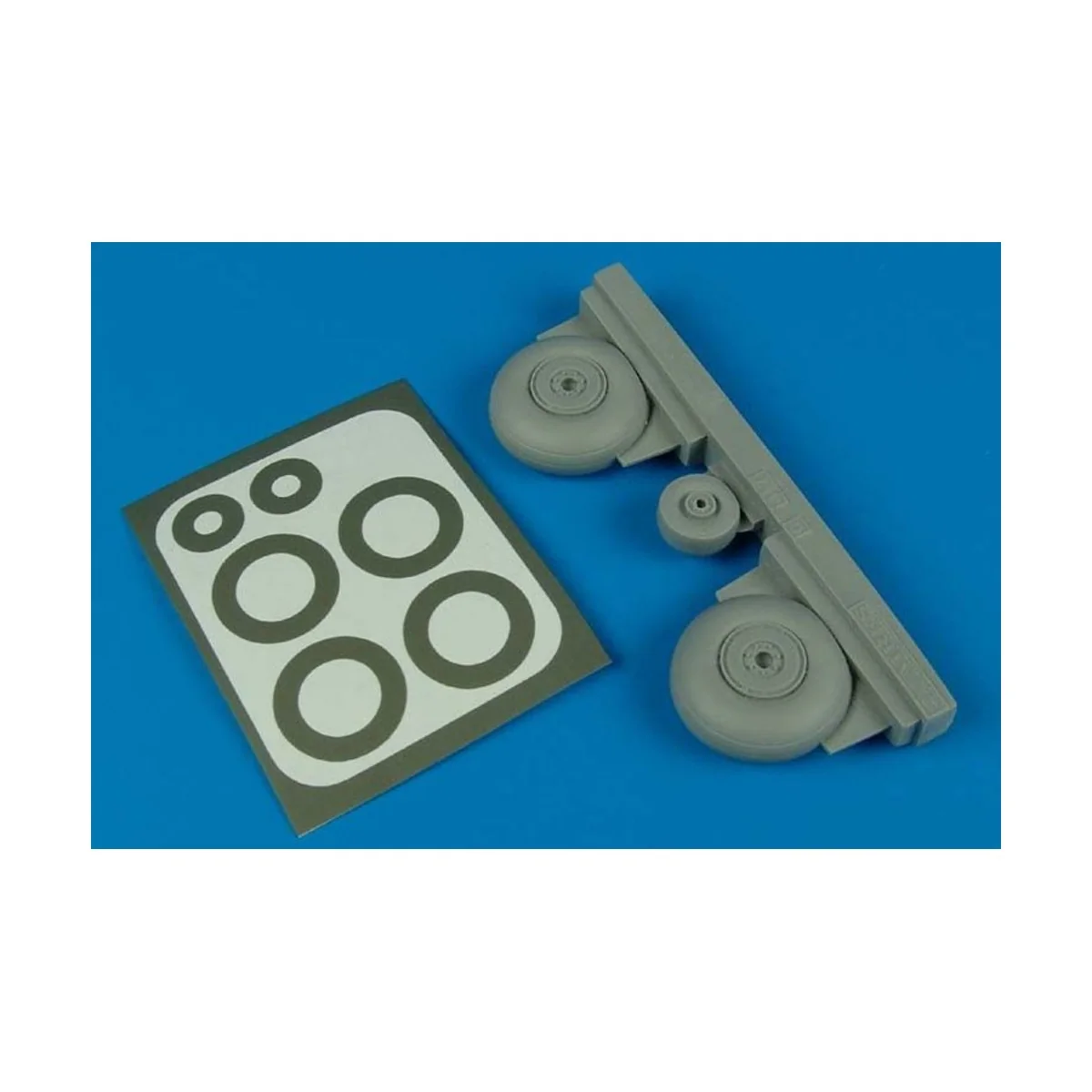C-47 Dakota wheels & paint masks (TRU) - Aires 4446