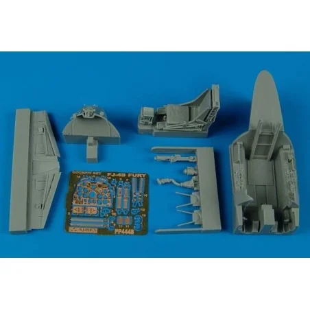 Fj-4B Fury cockpit set for Hobby Boss, 1/48 - Aires 4448