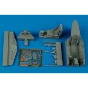 Fj-4B Fury cockpit set for Hobby Boss, 1/48 - Aires 4448 Fj-4B Fury cockpit set for Hobby Boss, 1/48 - Aires 4448