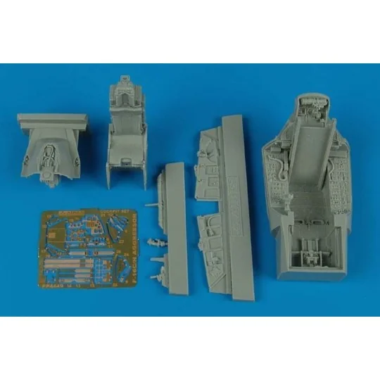 F-16C/N Aggressor cockpit set for Tamiya - Aires 4449