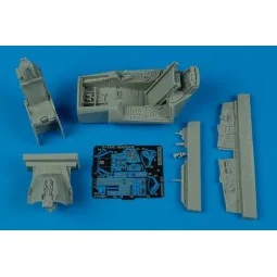 F-16C Barak cockpit set for Hasegawa - Aires 4451