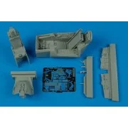 F-16C Barak cockpit set for Hasegawa, 1/48 - Aires 4451 F-16C Barak cockpit set for Hasegawa, 1/48 - Aires 4451