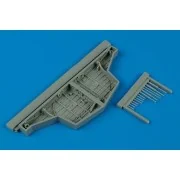 Hawker Sea Fury wheel bay for Trumpeter - Aires 4452
