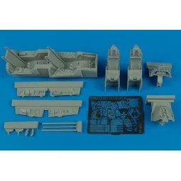 F-16D block 30 fighting Falcon cockpit s, 1/48 - Aires 4454