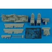 F-16D block 30 fighting Falcon cockpit s, 1/48 - Aires 4454