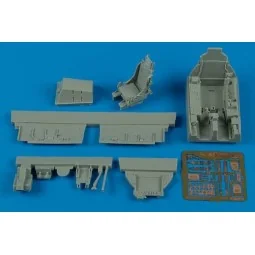 F-84F Thunderstreak cockpit set for KIN, 1/48 - Aires 4461