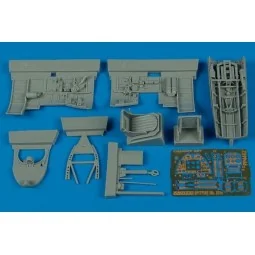 Spitfire Mk.XIV cockpit set for Academy, 1/48 - Aires 4462