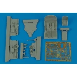 P-47D Razorback cockpit set (TAMIYA), 1/48 - Aires 4465