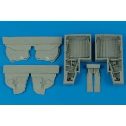 P-47 Thunderbolt wheel bays (TAMIYA), 1/48 - Aires 4466