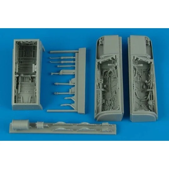 A-7 Corsair II wheel bay (HOBBY BOSS), 1/48 - Aires 4468