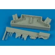 Hawker Hurricane wheel bay for Hasegawa, 1/48 - Aires 4478