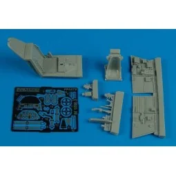 Bf 109E-3 cockpit set for Academy, 1/48 - Aires 4479