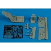 Bf 109E-3 cockpit set for Academy, 1/48 - Aires 4479