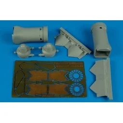 F/A-22 Raptor exhaust nozzles-closed HAS - Aires 4481