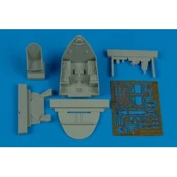 F4U-7 Corsair cockpit set for Hasegawa - Aires 4482