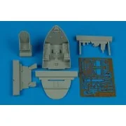 F4U-7 Corsair cockpit set for Hasegawa - Aires 4482