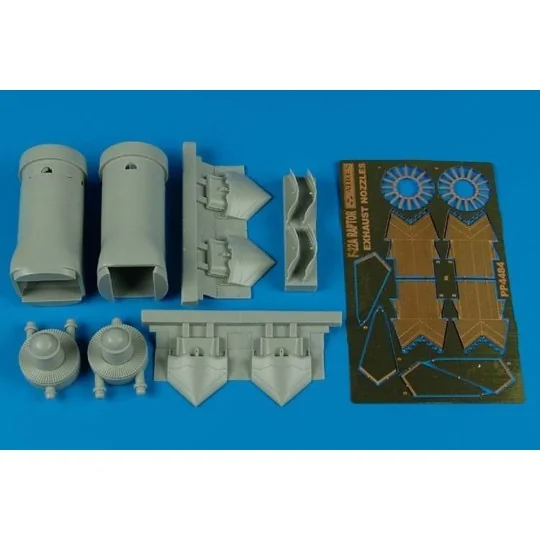 F-22A Raptor exhaust nozzles-opened (HAS - Aires 4484