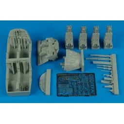 EA-6B Prowler cockpit set fot Kinetic, 1/48 - Aires 4485