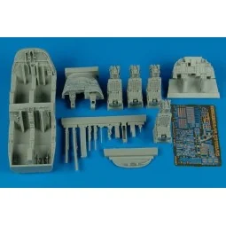 EA-6B Prowler ICAP-2 (late) cockpit set, 1/48 - Aires 4487