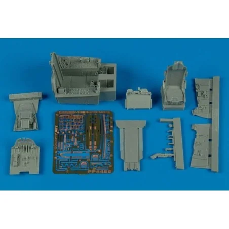 F-100D Super Sabre cockpit set (TRU), 1/48 - Aires 4488