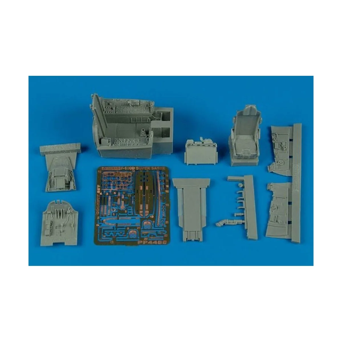 F-100D Super Sabre cockpit set (TRU), 1/48 - Aires 4488