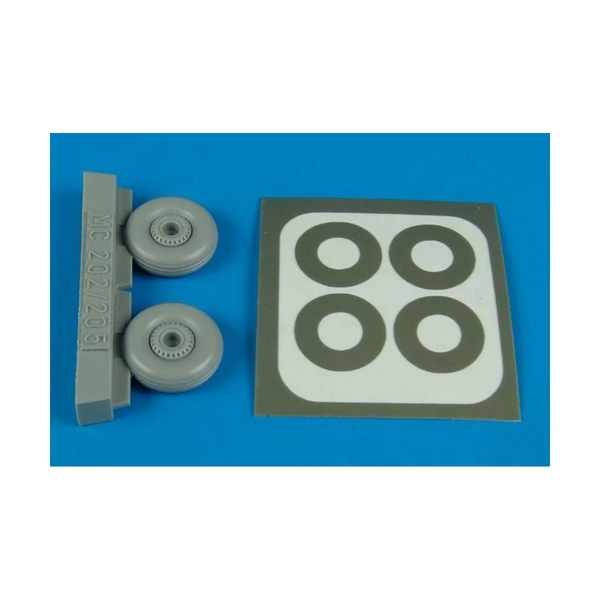 Macchi MC 202/205 wheel & paint masks - Aires 4493