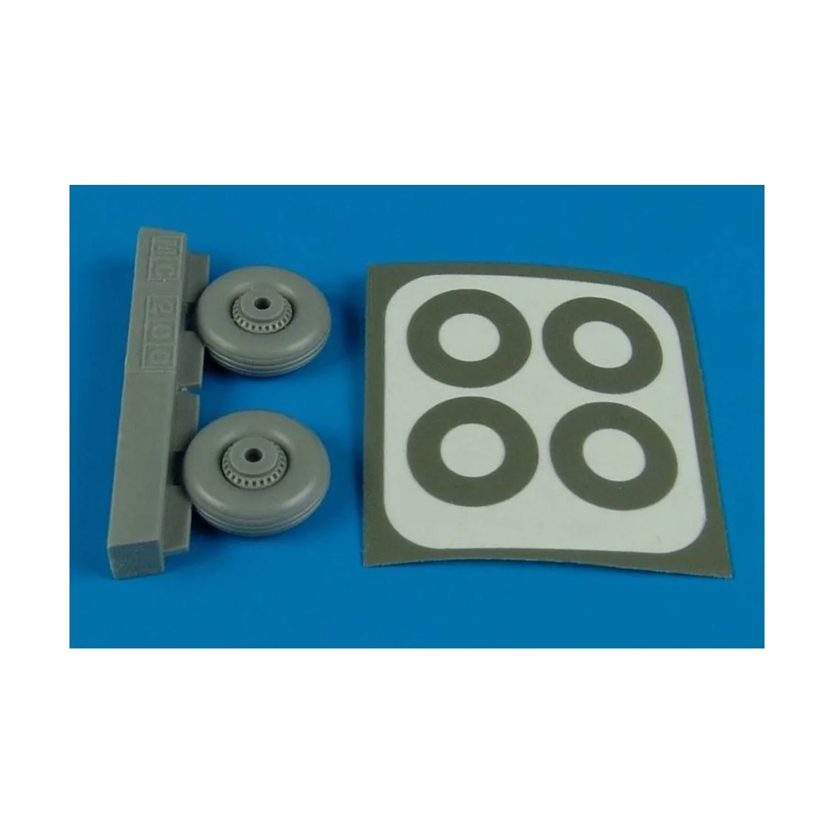 Macchi MC.200 Saetta wheels & paint mask, 1/48 - Aires 4495