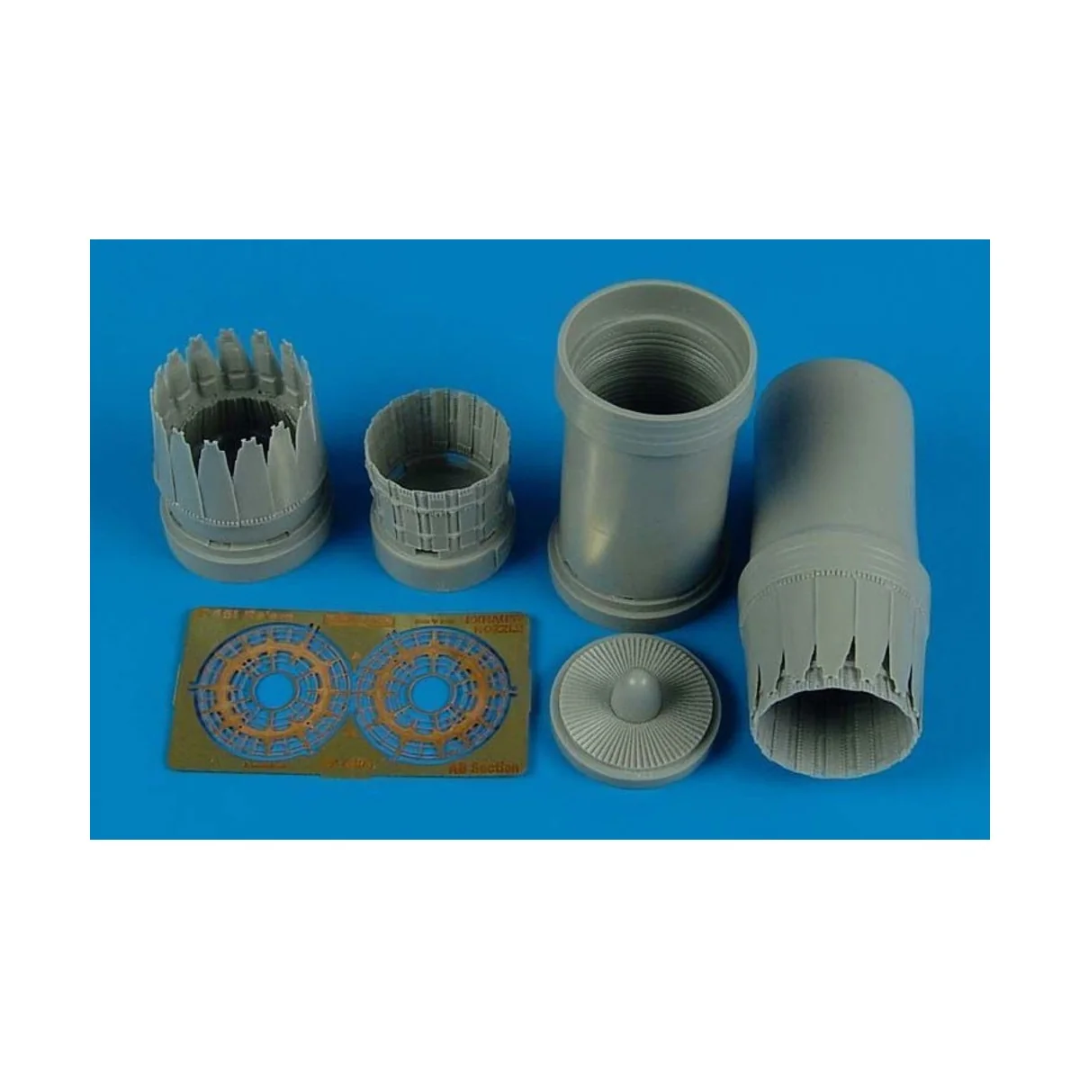 F-15l Ra'am exhaust nozzles for Revell, 1/48 - Aires 4496 F-15l Ra'am exhaust nozzles for Revell, 1/48 - Aires 4496