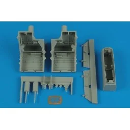 F-22A Raptor wheel bays for Hasegawa, 1/48 - Aires 4500