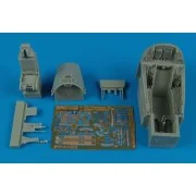A-7E Corsair II cockpit set (HOB), 1/48 - Aires 4502