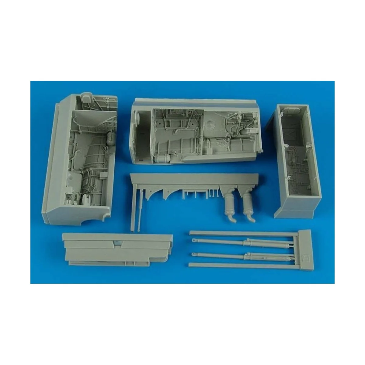 Su-24M Fencer wheel bay for Trumpeter, 1/48 - Aires 4507 Su-24M Fencer wheel bay for Trumpeter, 1/48 - Aires 4507